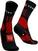 Hardloopsokken Compressport Hiking Socks Black/Red/White T4 Hardloopsokken