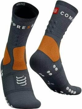 Juoksusukat Compressport Hiking Socks Magnet/Autumn Glory T2 Juoksusukat - 1