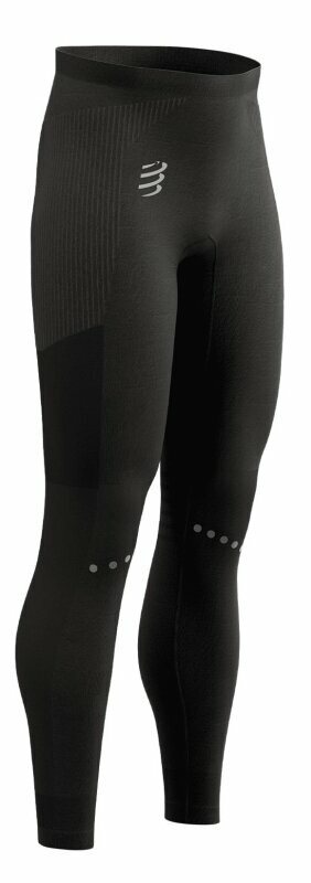 Hardloopbroek/legging Compressport Winter Running Legging M Black L Hardloopbroek/legging