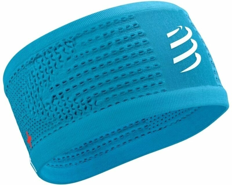 Fita de cabeça de corrida Compressport Headband On/Off Hawaiian Ocean UNI Fita de cabeça de corrida