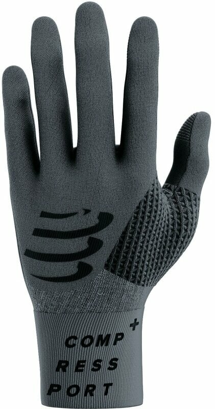 Laufhandschuhe
 Compressport 3D Thermo Gloves Asphalte/Black S/M Laufhandschuhe