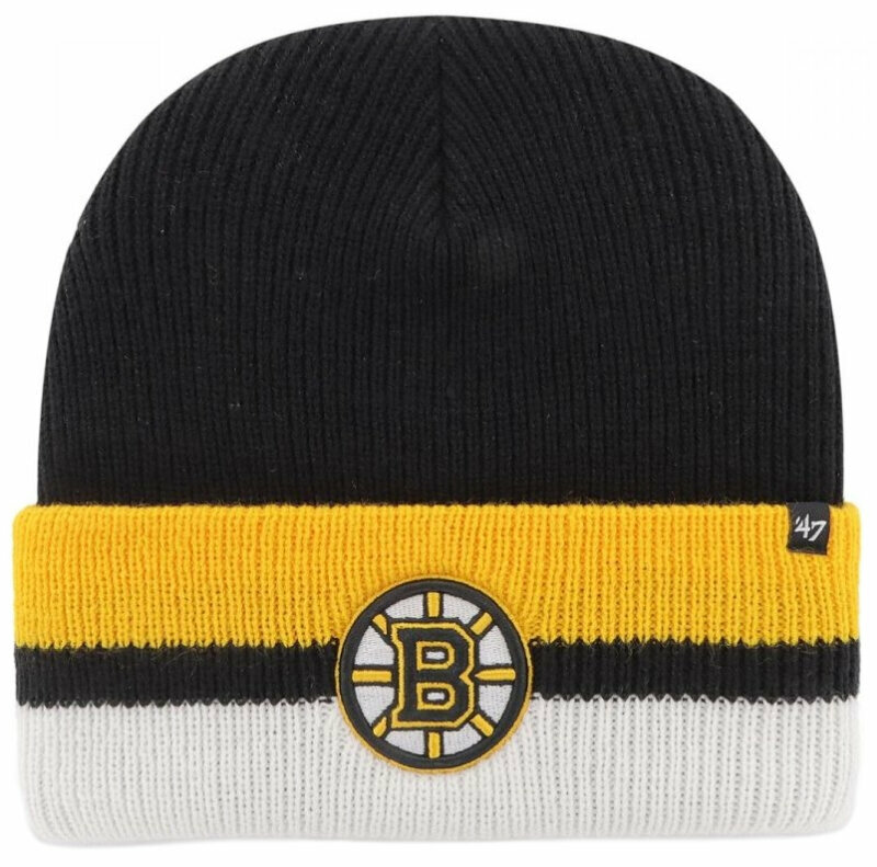 Jääkiekkopipo Boston Bruins Split Cuff Knit Black UNI Jääkiekkopipo