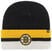 Hockeymuts Boston Bruins Split Cuff Knit Black UNI Hockeymuts
