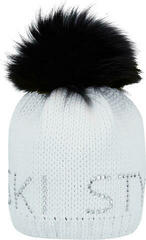 Ski Mütze Sportalm Aris Ski Womens Beanie with Fur Optical White UNI Ski Mütze