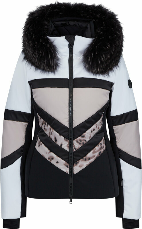 Ски яке Sportalm Ohio Womens Jacket with Fur Optical White 36 Ски яке