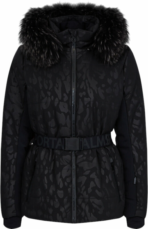 Ski Jacket Sportalm Orchestra Womens Jacket with Fur Black 40 Ski Jacket