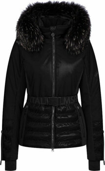 Veste de ski Sportalm Oxford Womens Jacket with Fur Black 42 - 1