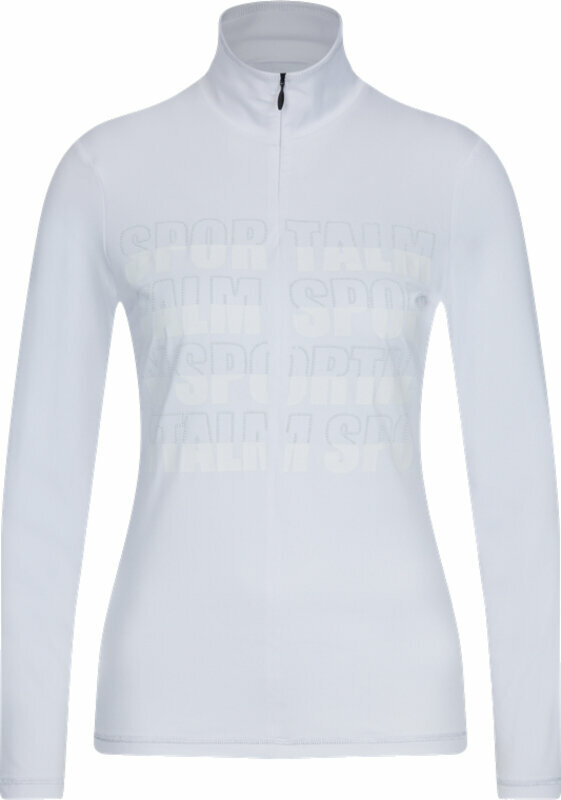 Camiseta de esquí / Sudadera con capucha Sportalm Identity Womens First Layer Optical White 38 Saltador