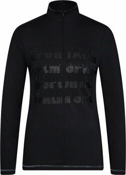 Ski T-shirt / Hoodie Sportalm Identity Womens First Layer Black 38 Hoppare - 1