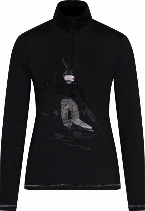 Ски тениска / Суичър Sportalm Holy Womens First Layer Black 36 Скачач