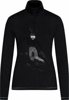 Ski T-shirt /hættetrøje Sportalm Holy Womens First Layer Black 38 Jumper - 1