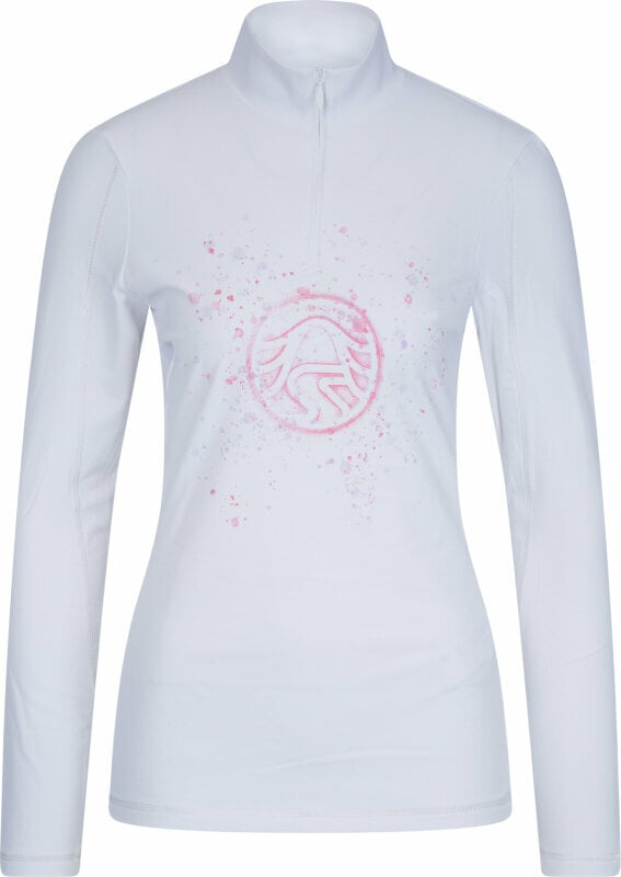 T-shirt/casaco com capuz para esqui Sportalm Beth Womens First Layer Optical White 38 Ponte