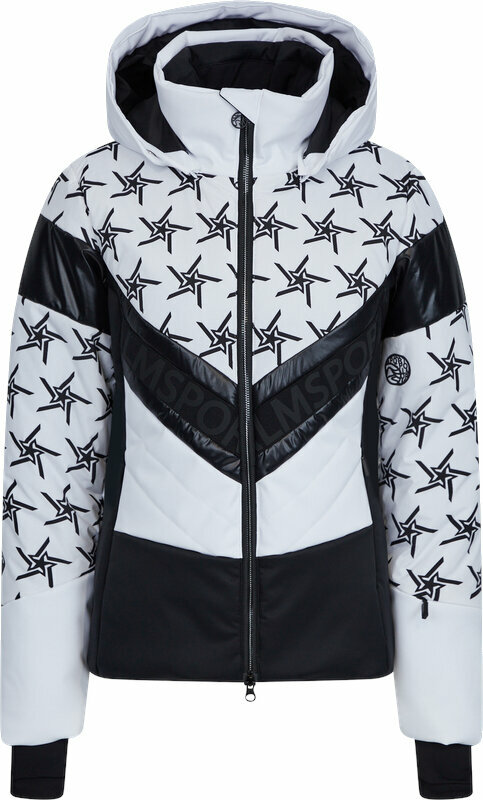 Ski Jacke Sportalm Stereo Womens Jacket Optical White 38 Ski Jacke