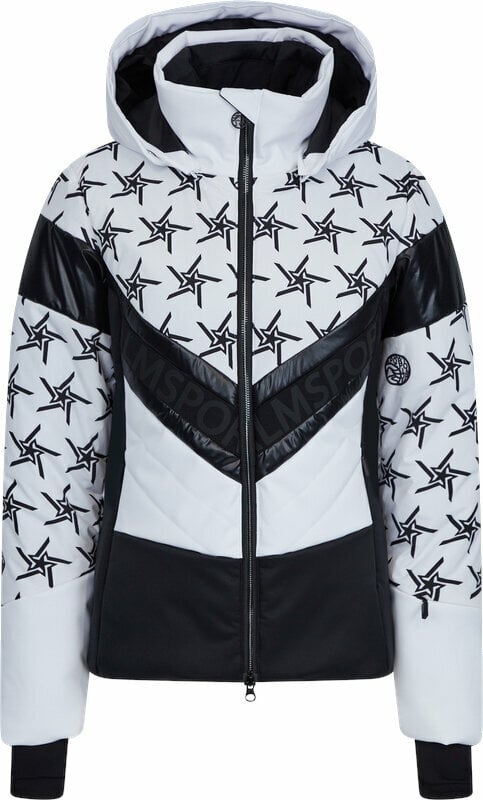 Chaqueta de esquí Sportalm Stereo Womens Jacket Optical White 40