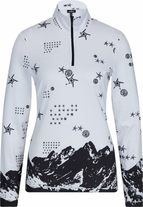 Ski-trui en T-shirt Sportalm Stylo Womens First Layer Optical White 36 Trui