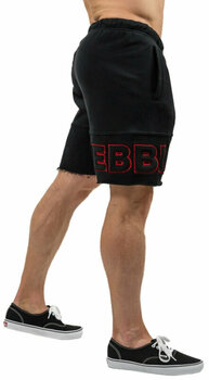 Fitness Trousers Nebbia Gym Sweatshorts Stage-Ready Black XL Fitness Trousers - 1