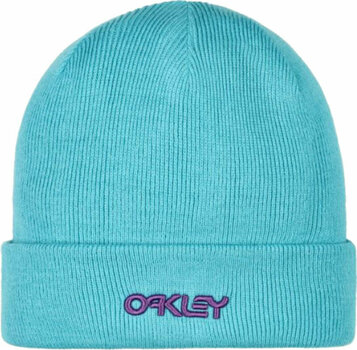 Mütze Oakley B1B Logo Beanie Bright Blue UNI Mütze - 1