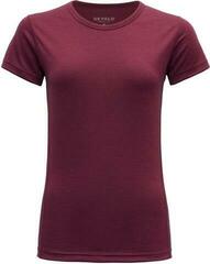 Majica na prostem Devold Breeze Merino 150 Woman Beetroot XS Majica