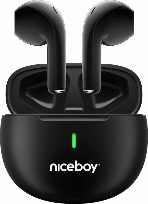 True Wireless In-ear Niceboy Hive Beans Pop Black