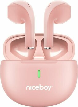 Intra-auriculares true wireless Niceboy Hive Beans Pop Pink - 1