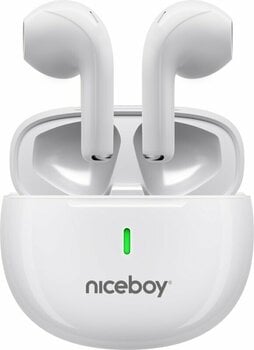 True Wireless In-ear Niceboy Hive Beans Pop White True Wireless In-ear - 1