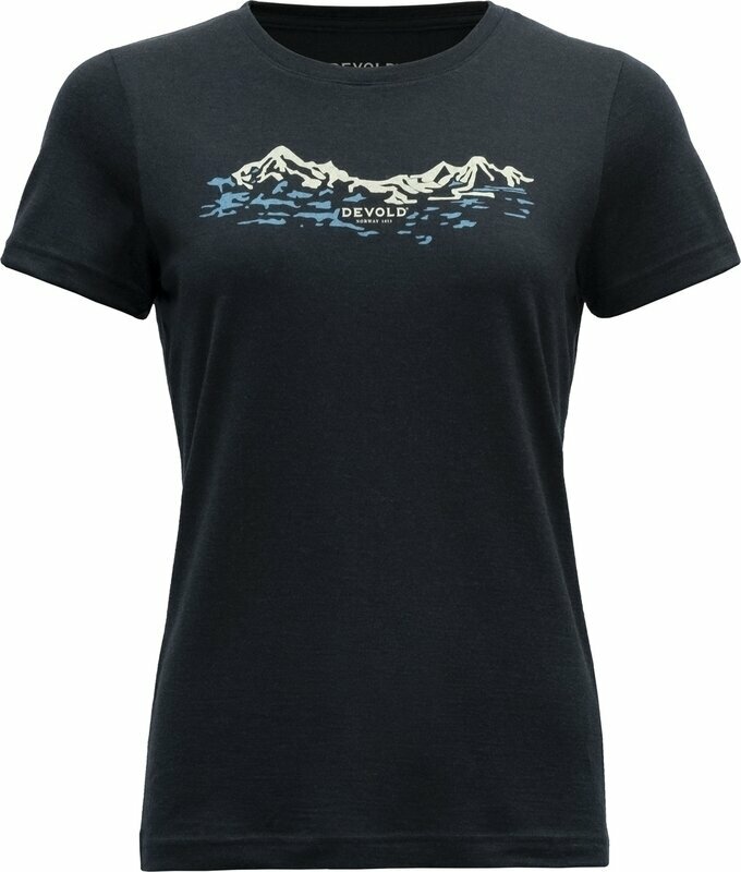 Outdoorové tričko Devold Eidsdal Merino 150 Tee Woman Ink XS Outdoorové tričko