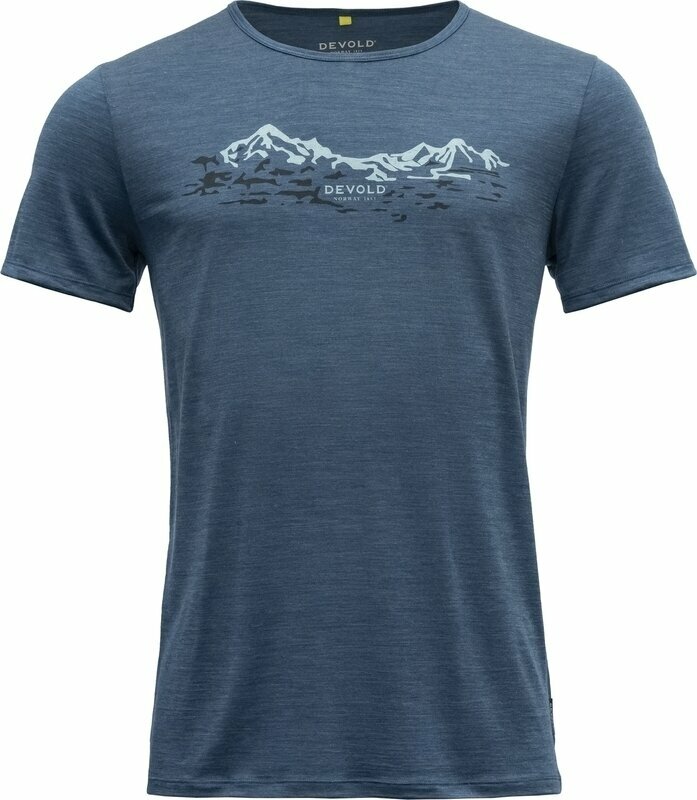 Outdoor T-Shirt Devold Utladalen Merino 130 Tee Man Flood S T-Shirt