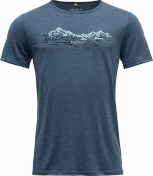 Udendørs T-shirt Devold Utladalen Merino 130 Tee Man Flood XL T-shirt - 1