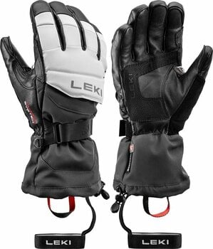 Ski Gloves Leki Griffin Thermo 3D Black/Graphite/Sand 10 Ski Gloves - 1