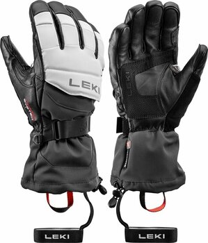 Ski Gloves Leki Griffin Thermo 3D Black/Graphite/Sand 9,5 Ski Gloves - 1