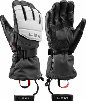 Ski Gloves Leki Griffin Thermo 3D Black/Graphite/Sand 8,5 Ski Gloves - 1
