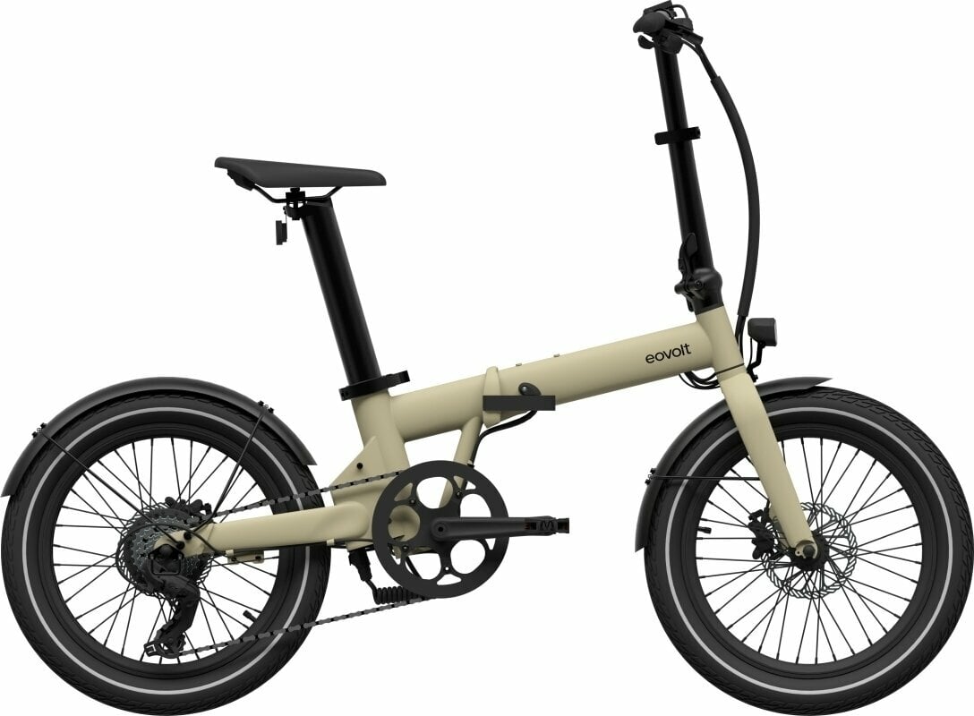 Hybride E-fiets Eovolt Afternoon 20" V2 SHIMANO TOURNEY 1x7 Desert Sand