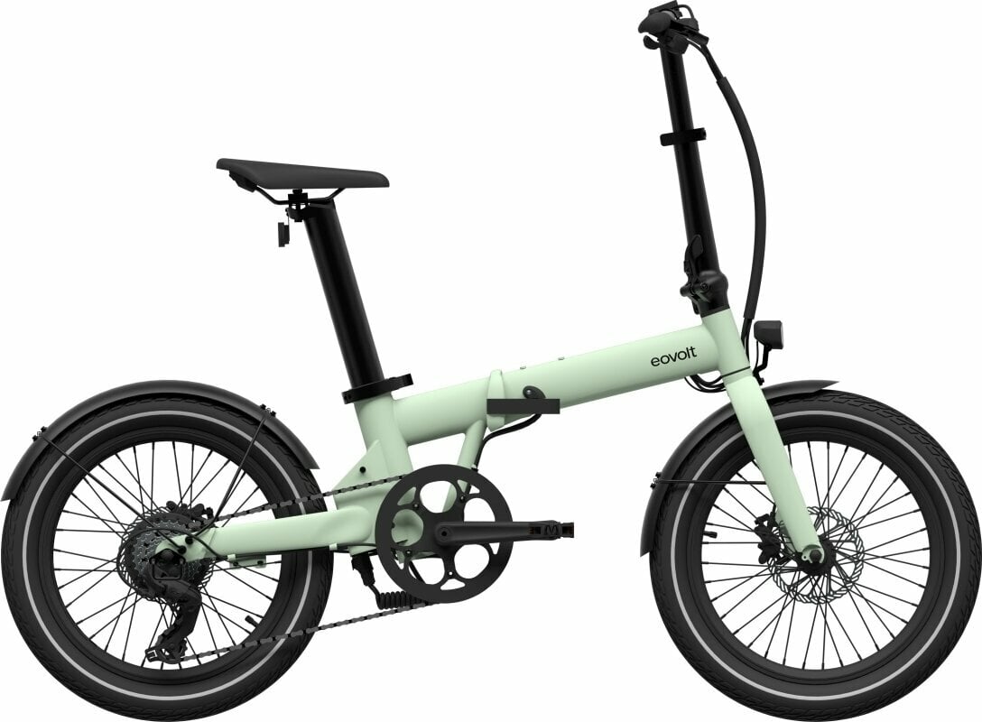 Hybrid elcykel Eovolt Afternoon 20" V2 SHIMANO TOURNEY 1x7 Sage Green