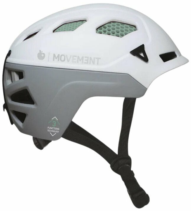 Levně Movement 3Tech Alpi Honeycomb W Grey/White/Watergree M (56-58 cm) Lyžařská helma