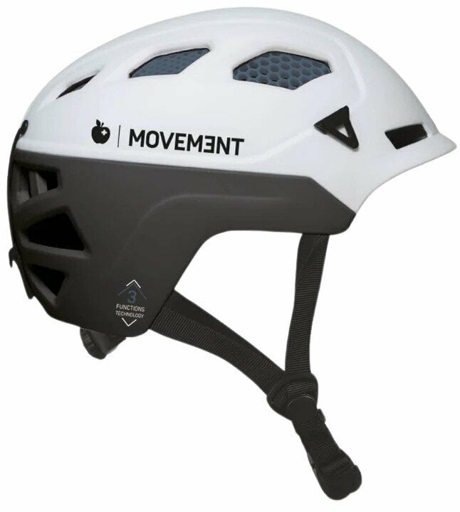 Levně Movement 3Tech Alpi Honeycomb Charcoal/White/Blue XS-S (52-56 cm) Lyžařská helma