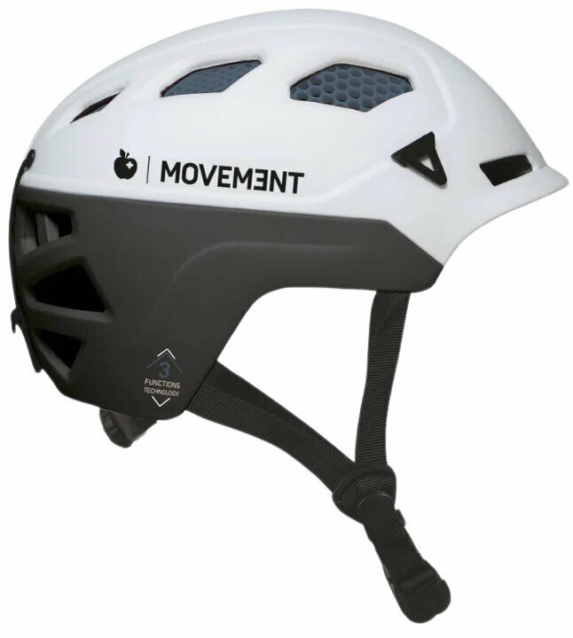 Levně Movement 3Tech Alpi Honeycomb Charcoal/White/Blue M (56-58 cm) Lyžařská helma