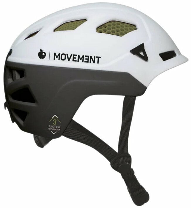 Capacete de esqui Movement 3Tech Alpi Honeycomb Charcoal/White/Olive XS-S (52-56 cm) Capacete de esqui
