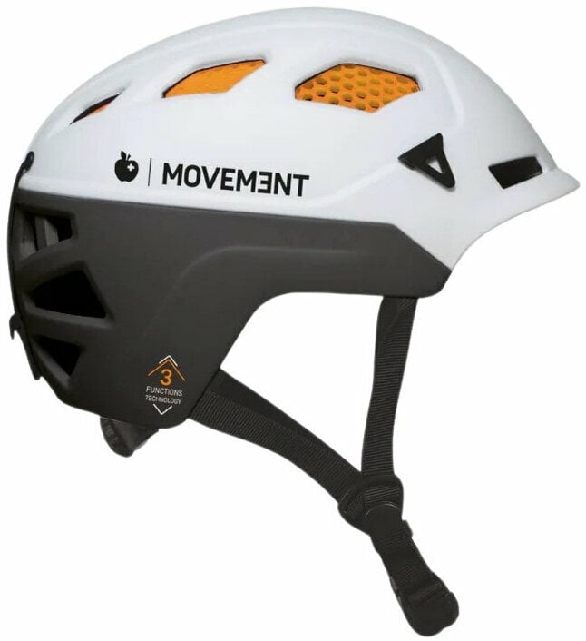 Kask narciarski Movement 3Tech Alpi Honeycomb Charcoal/White/Orange L (58-60 cm) Kask narciarski
