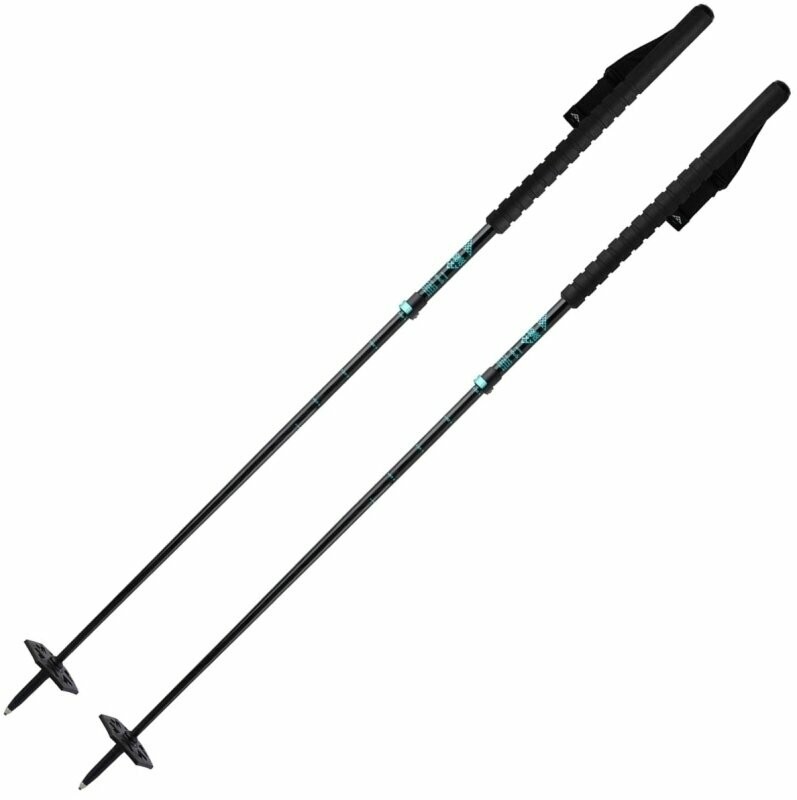 Bâtons de ski Black Crows Duos Freebird Black/Mint 110 - 140 cm Bâtons de ski