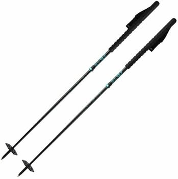 Ski Poles Black Crows Duos Freebird Black/Mint 110 - 140 cm Ski Poles - 1