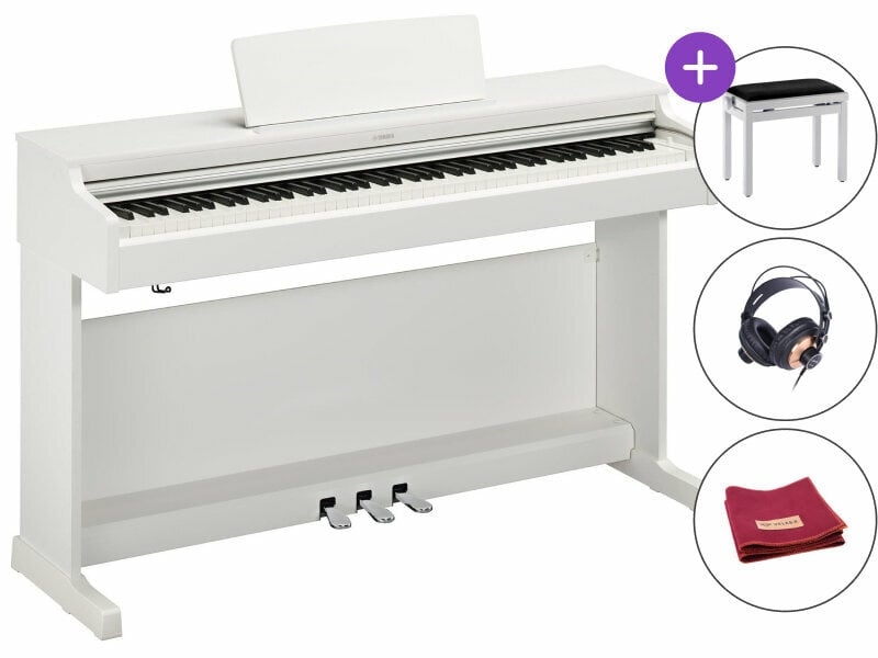 Piano digital Yamaha YDP-165 SET White Piano digital