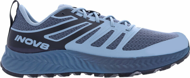 Levně Inov-8 Trailfly Blue Grey/Black/Slate 42 Trailová běžecká obuv