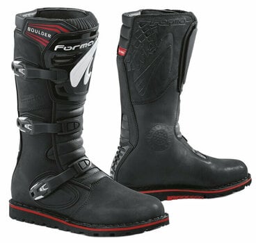 Motorcykelstövlar Forma Boots Boulder Black 45 Motorcykelstövlar - 1