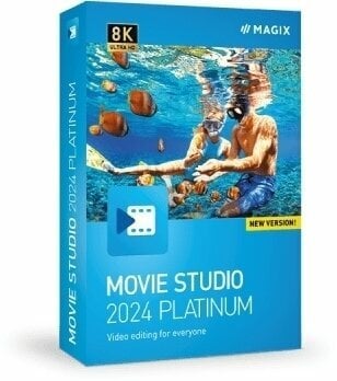 Video- ja grafiikkaohjelmistot MAGIX Movie Studio Platinum 2024 (Digitaalinen tuote)