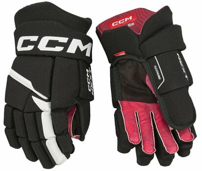 Hokejové rukavice CCM Next 23 12'' Black/White Hokejové rukavice - 1