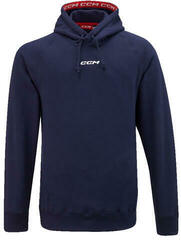 Hockey Sweatshirt CCM Team Fleece Pullover Hoodie Navy S