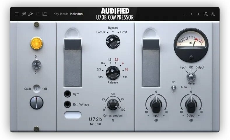 Studiový softwarový Plug-In efekt Audified U73b Compressor (Digitální produkt)