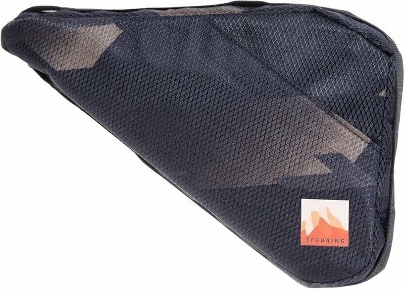 Cyklistická taška Woho X-Touring Tri Frame Bag Cyber Camo Diamond Black 1,22 L