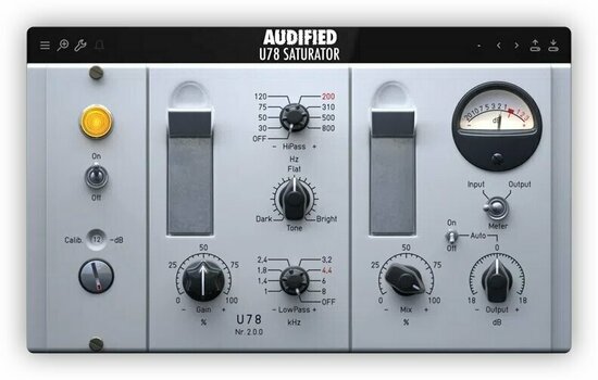 Studio software plug-in effect Audified U78 Saturator (Digitaal product) - 1