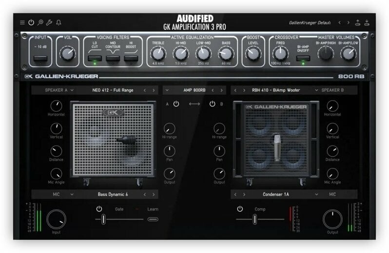 Logiciel de studio Plugins d'effets Audified GK Amplification 3 Pro (Produit numérique)